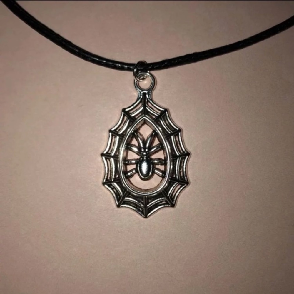Spider Web Necklace